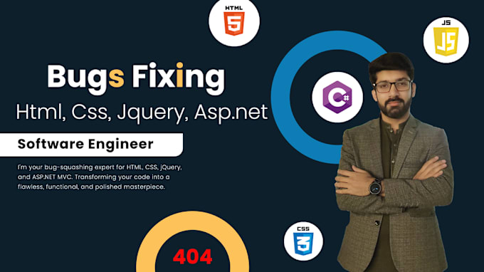 Gig Preview - Develop or fix backend, frontend, jquery, dotnet angular, wordpress, bugs