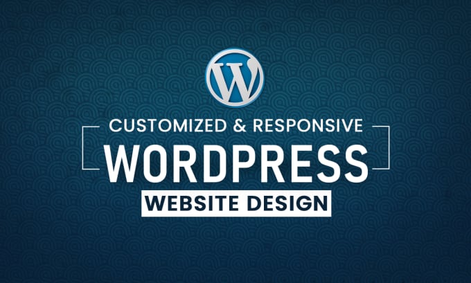 Gig Preview - Do customized and responsive wordpress website design