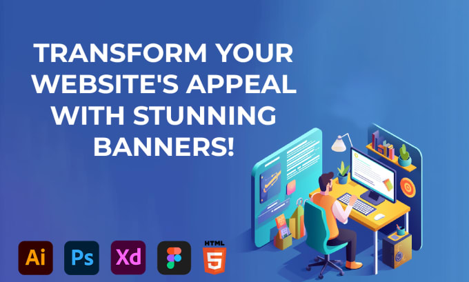 Gig Preview - Create website banner magic to elevate your online presence