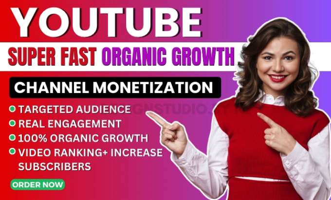 Gig Preview - Do organic youtube video promotion to targeted audiences and monetization