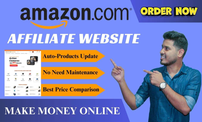 Gig Preview - Do autopilot amazon affiliate website for passive income