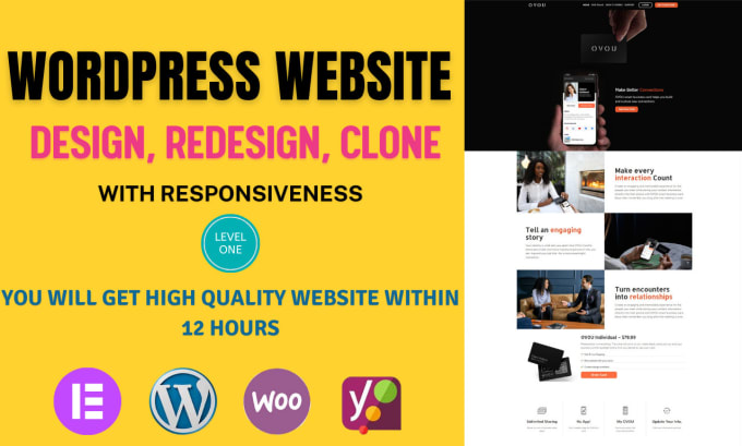 Gig Preview - Deliver exceptional responsive wordpress sites in 12 hours