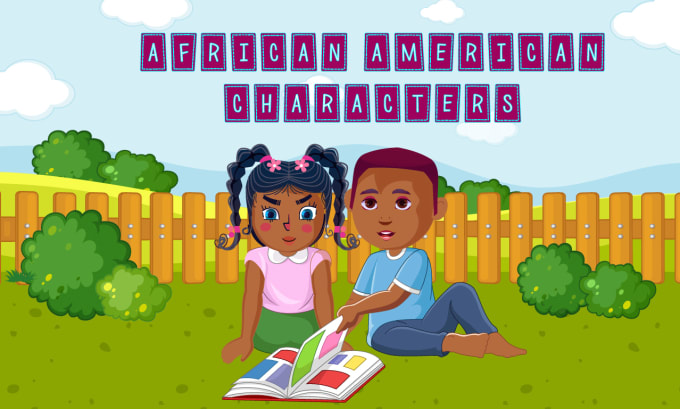 Gig Preview - Illustrated african american children book illustrations