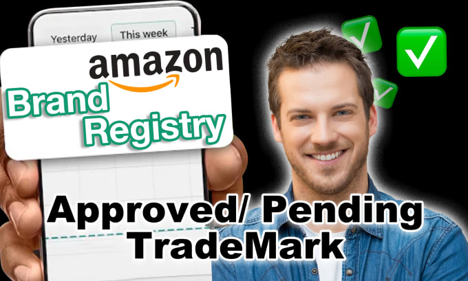 Gig Preview - Do amazon brand registry for pending or approved trademark