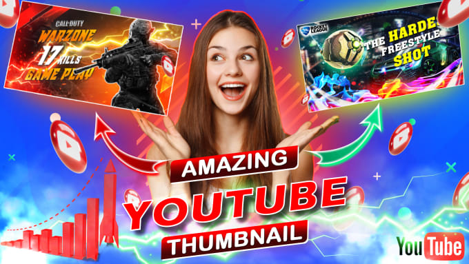 Gig Preview - Do unique and amazing thumbnails for your video