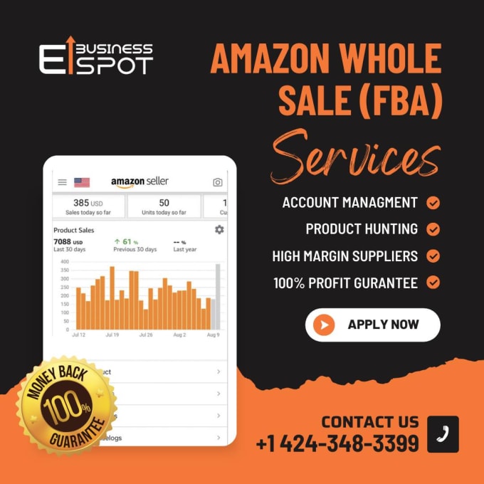 Gig Preview - Be your amazon fba wholesale account manager