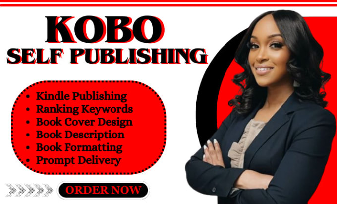 Gig Preview - Do kobo publishing, self publishing, formatting and amazon kindle