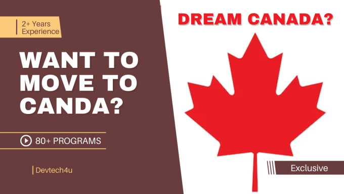 Gig Preview - Find the best canadian immigration program for you