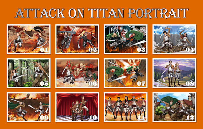 Gig Preview - Custom you in attack on titan anime character