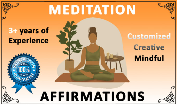 Gig Preview - Be your affirmation meditation script writer