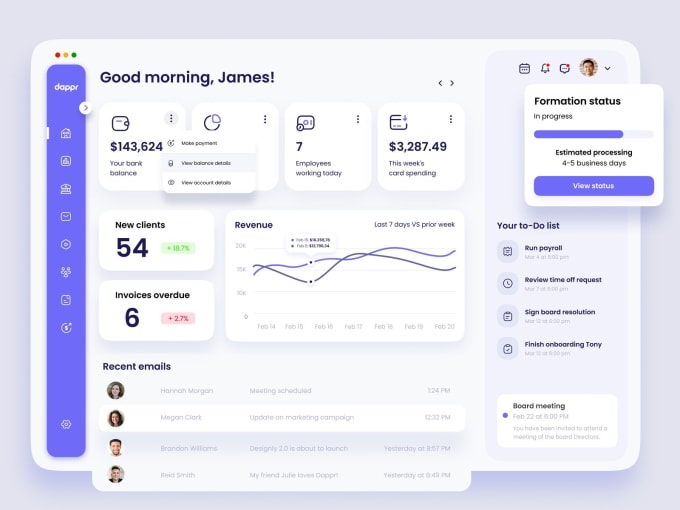 Gig Preview - Design and develop UI UX dashboard, CRM and admin panel