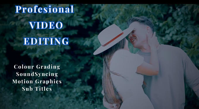 Gig Preview - Do professionaly wedding video editing with colour grading