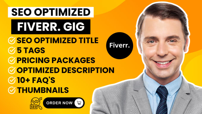 Gig Preview - Write complete gigs with SEO description for fiverr profile to get higher sales