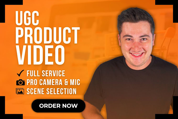 Gig Preview - Create a scroll stopping ugc product video