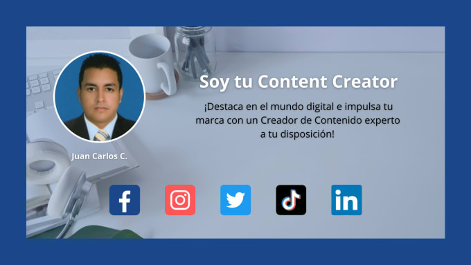 Gig Preview - Be your content creator in spanish