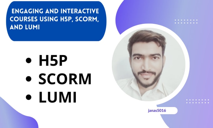 Gig Preview - Create engaging and interactive courses using h5p scorm lumi