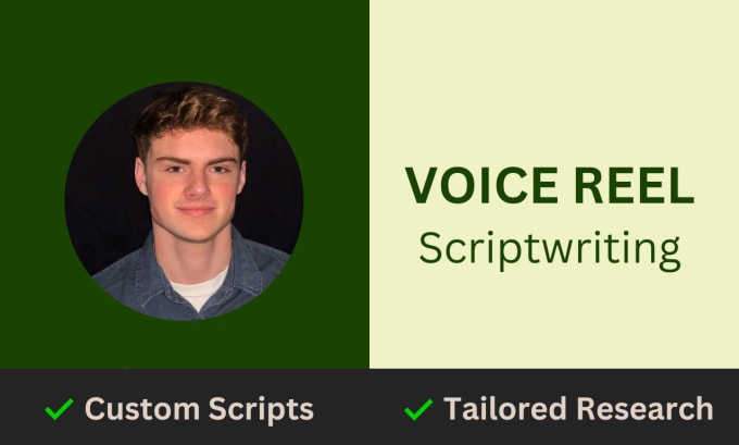 Gig Preview - Write scripts for your commercial voiceover demo