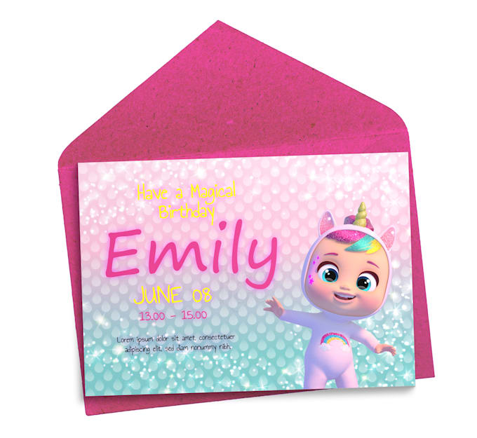 Gig Preview - Personalized invitations for baby and kids