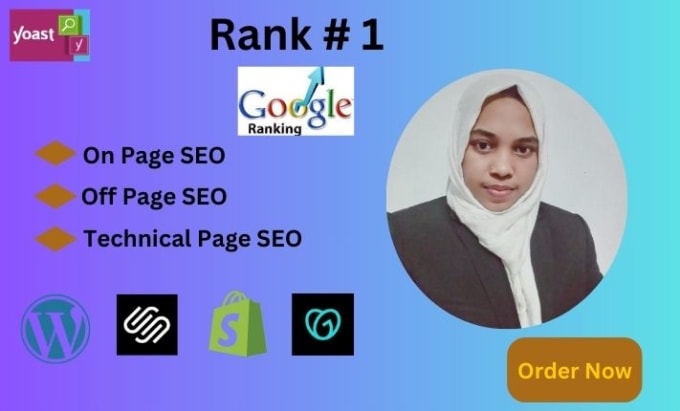 Gig Preview - Do on page and technical SEO for wordpress top rank required