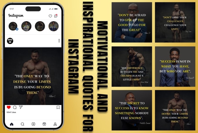 Gig Preview - Design motivational and inspirational quotes for instagram