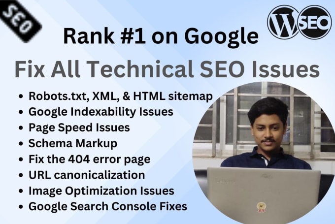 Gig Preview - Fix any technical SEO errors to rank higher