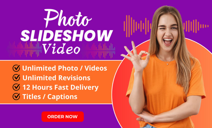 Gig Preview - Create stunning slideshow videos, photo collage and video montage