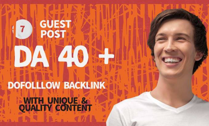 Gig Preview - Publish 5 guest posts on da 30 websites within 24 hours