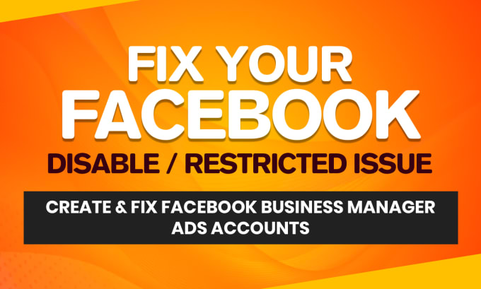 Gig Preview - Fix issues or set facebook ad account and business manager