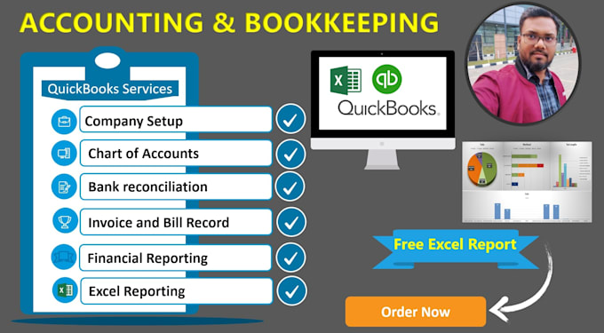 Gig Preview - Provide quickbooks bookkeeping, cleanup and reconciliation services