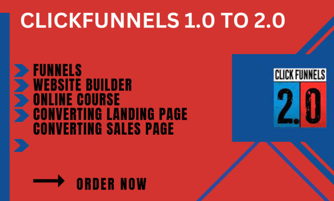 Gig Preview - Using clickfunnels 2 0 to design a landing page a sales funnel and a website