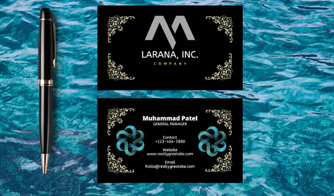 Gig Preview - Do modern professional luxury business card design