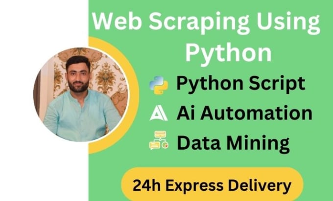 Bestseller - do python web scraping, data extraction and web automation