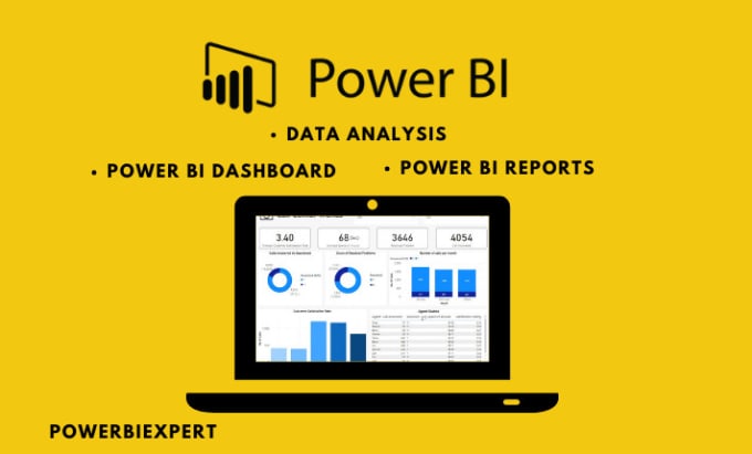 Gig Preview - Be your power bi reports and dashboard expert