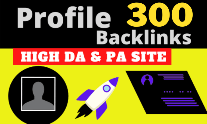 Gig Preview - 300 manually SEO profile backlinks create for google top ranking