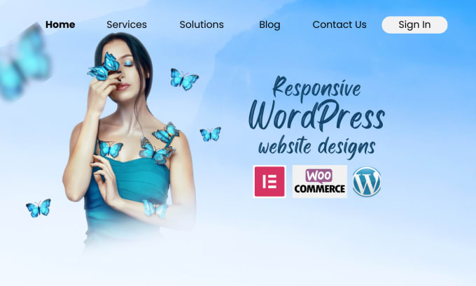 Gig Preview - Build responsive wordpress websites design, maintenance support