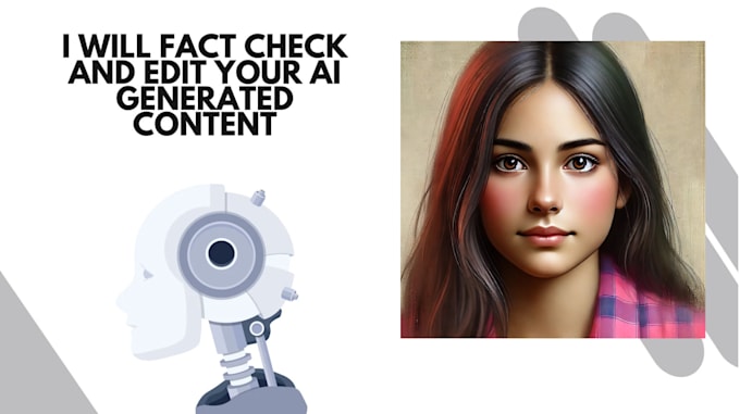 Gig Preview - Fact check and edit your ai generated content