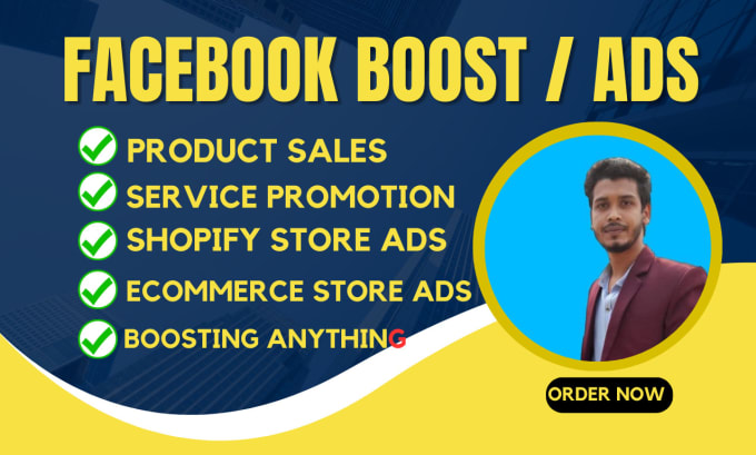 Gig Preview - Setup shopify facebook ads campaign, instagram ads fb advertising marketing