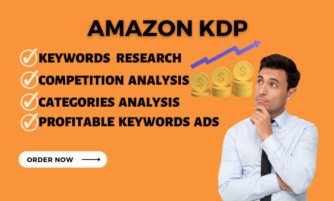 Gig Preview - Do amazon KDP keywords, category and niche research for your KDP books