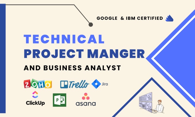 Gig Preview - Be your technical project manager and business analyst