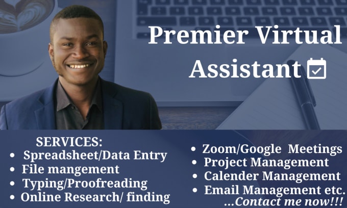 Gig Preview - Be your reliable virtual assistant for administrative and executive support