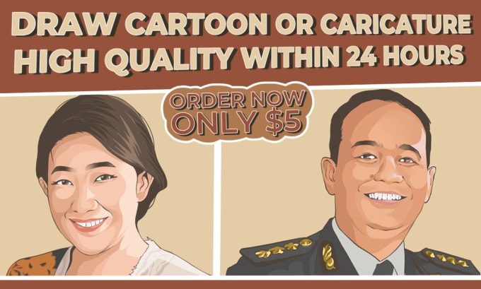 Gig Preview - Draw cartoon or caricature high quality