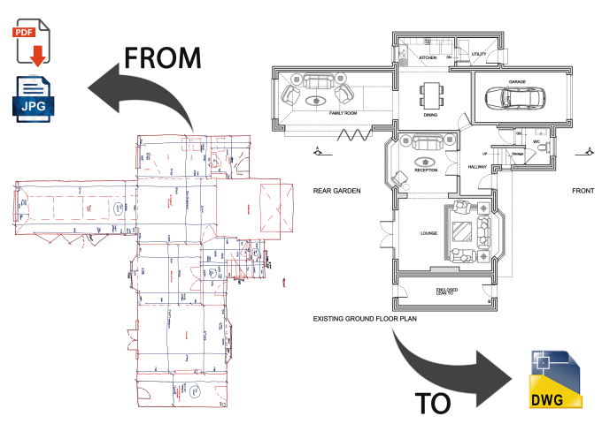 Gig Preview - Convert your ideas into professional drawing