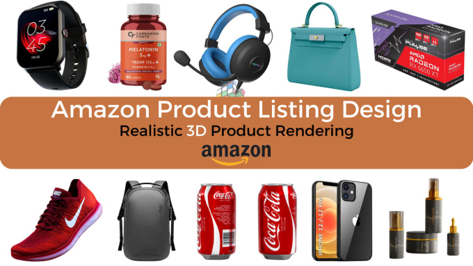 Gig Preview - Do realistic 3d product modeling and rendering for amazon listing