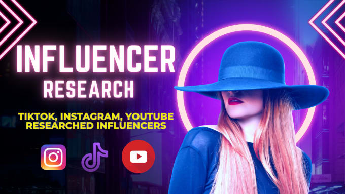 Gig Preview - Research responsive niche based influencers