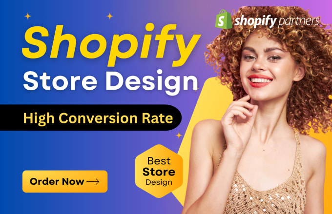 Gig Preview - Design or redesign shopify drop shipping store, modern ecommerce website expert