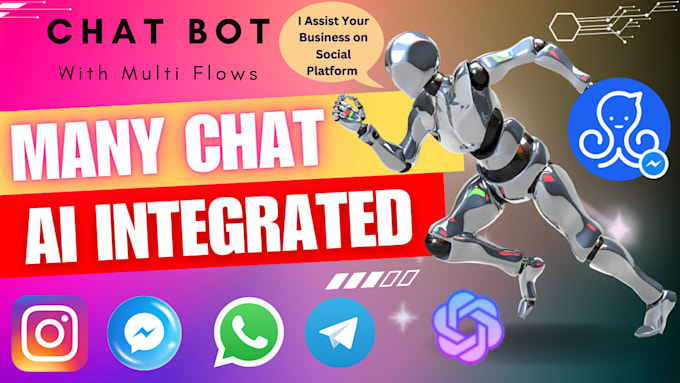 Gig Preview - Boost your business with ai advanced manychat chatbots