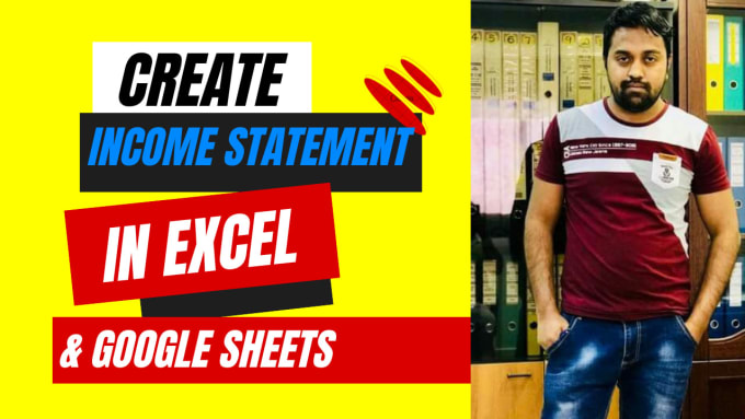 Gig Preview - Automate income statement in excel or google sheets