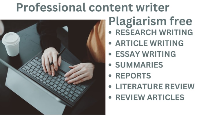 Gig Preview - Write professional articles essays reports urgent research summaries