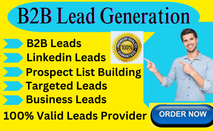 Gig Preview - Provide b2b leads for any industry