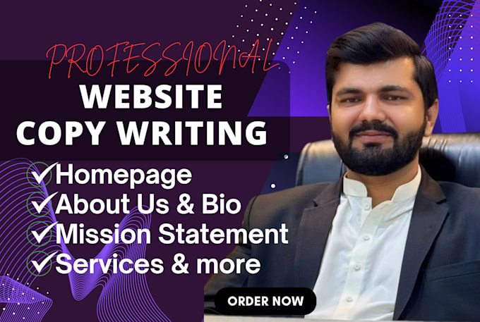 Gig Preview - Write website content, about us, bio, brand story, mission, and blog